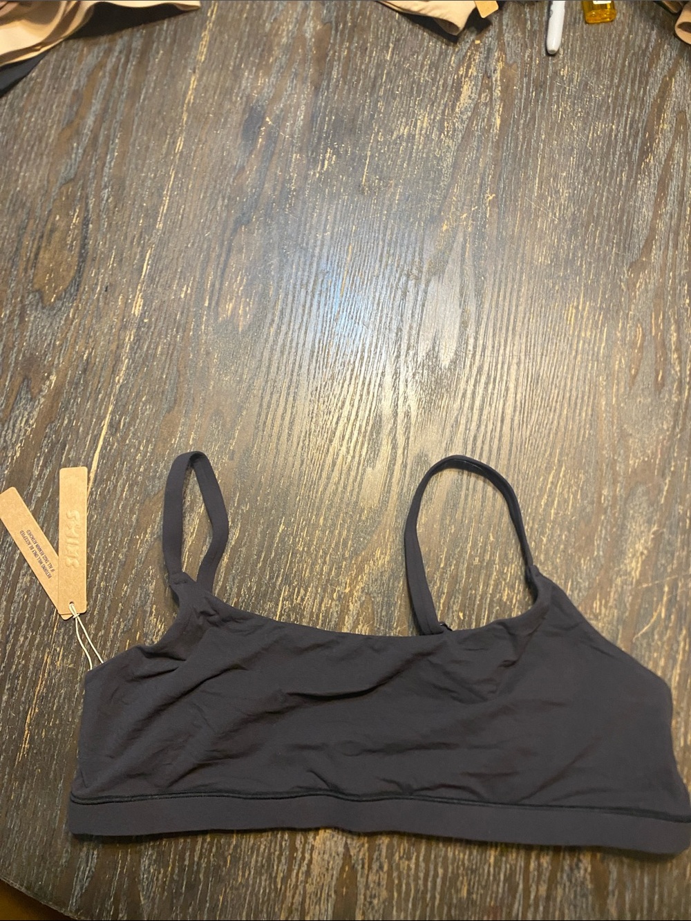 SKIMS Fits everybody scoop XL NWT Bralette - Black